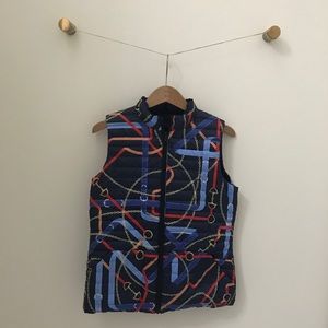 J. McLaughlin reversible down vest.